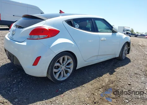 2013 Hyundai Veloster Base W/Gray из США, поврежденный, VIN KMHTC6AD1DU165476